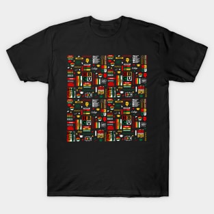 HBCU Pride Pattern for Students and Grads T-Shirt